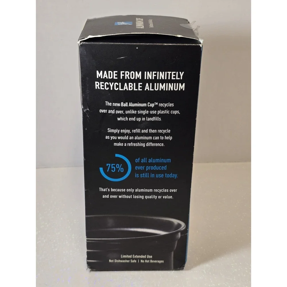 Recyclable Party Cups 20oz 8ct Packs Lot of 10 (2 Missing) Open Box‎ Unused